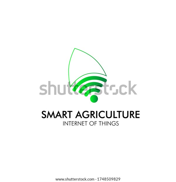 Smart Agriculture Logo Icon Startup Farming Stock Vector Royalty Free