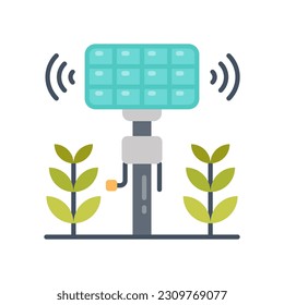 Smart Agriculture Sensor icon in vector. Illustration