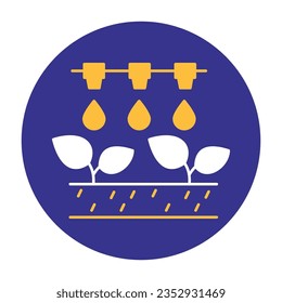 Smart agriculture vector icon which can easily modify or edit

