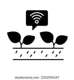 Smart agriculture vector icon which can easily modify or edit

