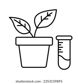 Smart agriculture vector icon which can easily modify or edit

