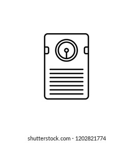 Smart  air purifier icon. Element of smart house icon for mobile concept and web apps. Thin line Smart  air purifier icon can be used for web and mobile