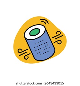 Smart Air Purifier Icon vector stock illustration