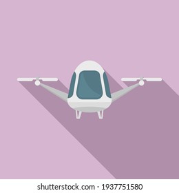 Smart air taxi icon. Flat illustration of Smart air taxi vector icon for web design