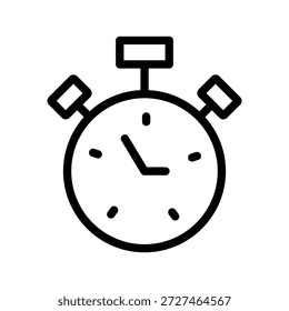 Smart Alarm Clock-Symbol für Zeitmanagement, Erinnerungen, Zeitpläne und Produktivitäts-UI
