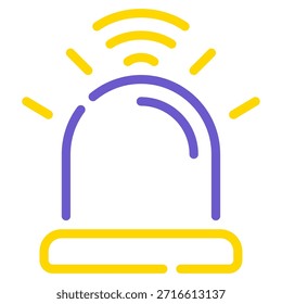 A smart alarm system designed for home security.
