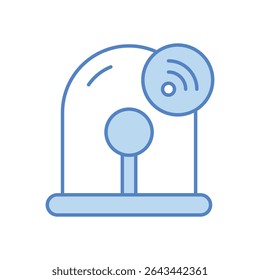 Smart Alarm System Icon vector stock illustration