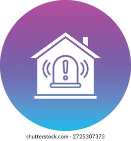 Icono de Vector de alarma inteligente. Se puede utilizar para aplicaciones de impresión, móviles y de Web.