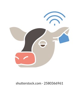 Smart Animal Sensors black line icons set. Vector isolated element. Editable stroke.