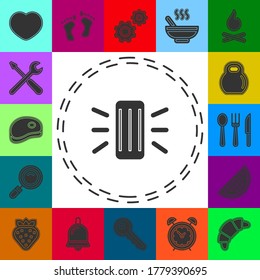 smart assistant concept line Symbol. Einfache Elementgrafik. smart assistant concept Umrisssymbol Design aus Smart Home Set. Flat-Piktogramm - einfaches Symbol