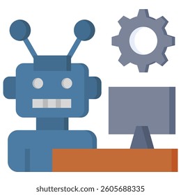 Smart Assistant Icon Element For Design