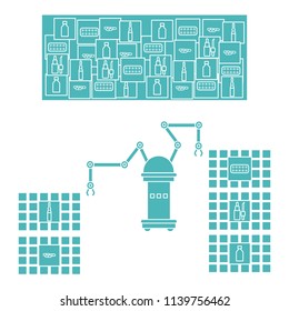 Smart automatic robotic sorting of drugs. Replacement of people with robotic mechanisms. Development of artificial intelligence.