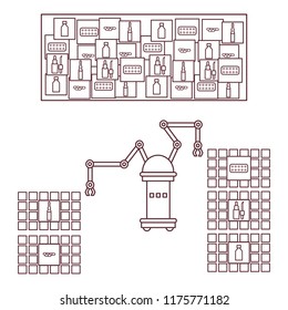 Smart automatic robotic sorting of drugs. Replacement of people with robotic mechanisms. Development of artificial intelligence.