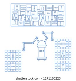 Smart Automatic Robotic Sorting Of Drugs. Replacement Of People With Robotic Mechanisms. Development Of Artificial Intelligence.