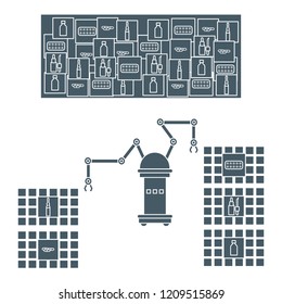 Smart Automatic Robotic Sorting Of Drugs. Replacement Of People With Robotic Mechanisms. Development Of Artificial Intelligence.