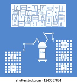 Smart Automatic Robotic Sorting Of Drugs. Replacement Of People With Robotic Mechanisms. Development Of Artificial Intelligence.