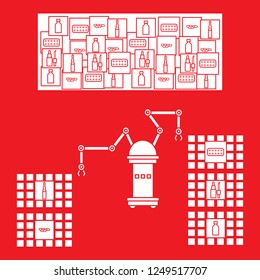 Smart Automatic Robotic Sorting Of Drugs. Replacement Of People With Robotic Mechanisms. Development Of Artificial Intelligence.