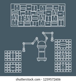 Smart Automatic Robotic Sorting Of Drugs. Replacement Of People With Robotic Mechanisms. Development Of Artificial Intelligence.