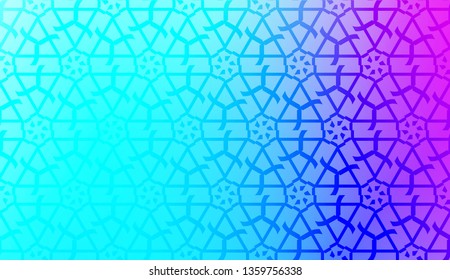Smart background with decorative geometric layot. Vector illustration. Gradient color.