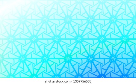 Smart background with decorative geometric layot. Vector illustration. Gradient color.