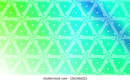 Smart background with decorative geometric layot. Vector illustration. Gradient color.