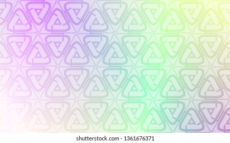 Smart background with decorative geometric layot. Vector illustration. Gradient color.