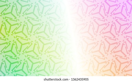 Smart background with decorative geometric layot. Vector illustration. Gradient color.