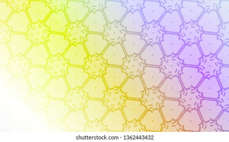 Smart background with decorative geometric layot. Vector illustration. Gradient color.