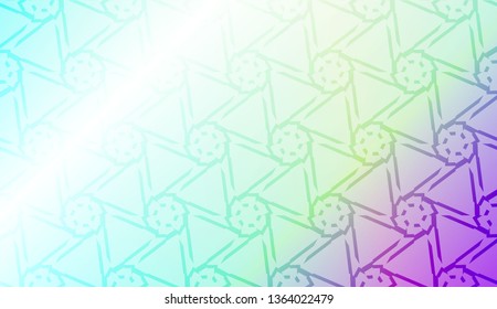 Smart background with decorative geometric layot. Vector illustration. Gradient color.
