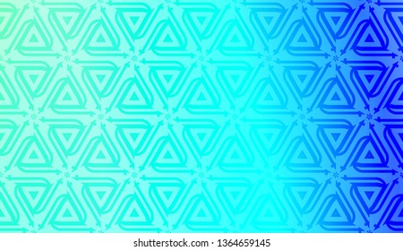 Smart background with decorative geometric layot. Vector illustration. Gradient color.