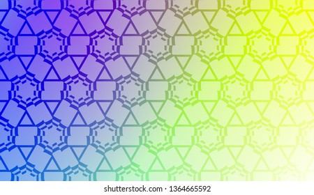 Smart background with decorative geometric layot. Vector illustration. Gradient color.