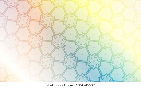 Smart background with decorative geometric layot. Vector illustration. Gradient color.