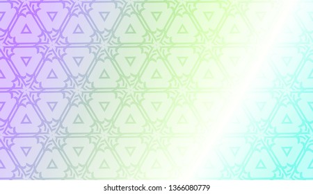 Smart background with decorative geometric layot. Vector illustration. Gradient color.