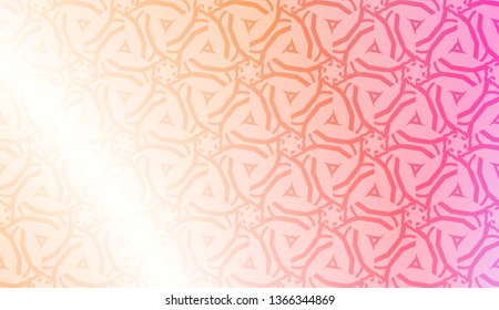 Smart background with decorative geometric layot. Vector illustration. Gradient color.