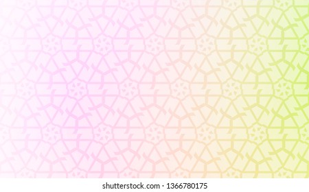 Smart background with decorative geometric layot. Vector illustration. Gradient color.