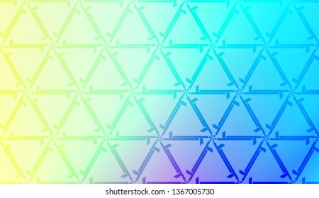 Smart background with decorative geometric layot. Vector illustration. Gradient color.
