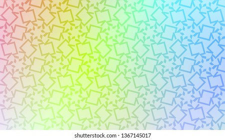 Smart background with decorative geometric layot. Vector illustration. Gradient color.