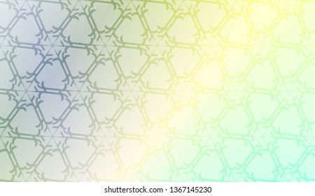 Smart background with decorative geometric layot. Vector illustration. Gradient color.