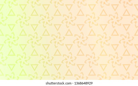 Smart background with decorative geometric layot. Vector illustration. Gradient color.