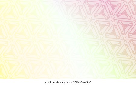 Smart background with decorative geometric layot. Vector illustration. Gradient color.