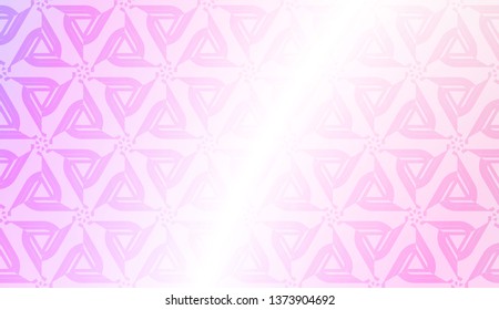Smart background with decorative geometric layot. Vector illustration. Gradient color.