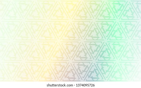 Smart background with decorative geometric layot. Vector illustration. Gradient color.