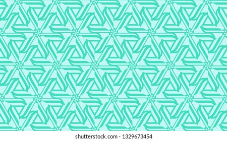 Smart background with decorative triangles layot. Vector illustration. Blue, turquoise color . Decorative design for you idea. Seamless.