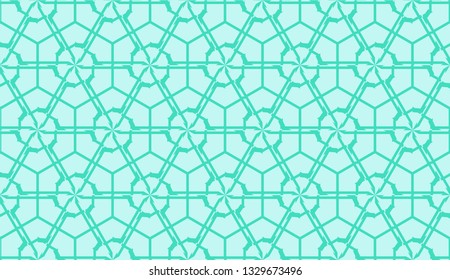 Smart background with decorative triangles layot. Vector illustration. Blue, turquoise color . Decorative design for you idea. Seamless.