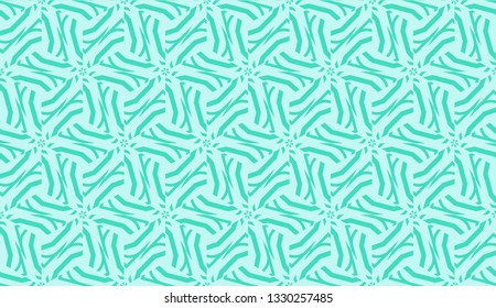 Smart background with decorative triangles layot. Vector illustration. Blue, turquoise color . Decorative design for you idea. Seamless.