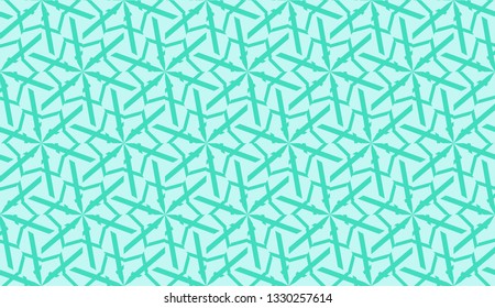 Smart background with decorative triangles layot. Vector illustration. Blue, turquoise color . Decorative design for you idea. Seamless.
