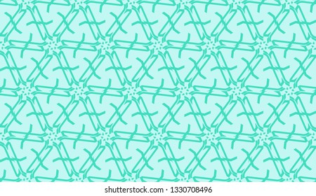 Smart background with decorative triangles layot. Vector illustration. Blue, turquoise color . Decorative design for you idea. Seamless.