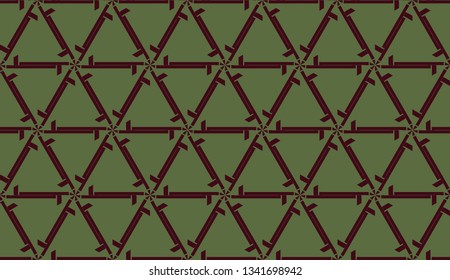 Smart background with decorative triangles layot. Vector illustration. Decorative design for you idea