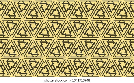 Smart background with decorative triangles layot. Vector illustration. Decorative design for you idea
