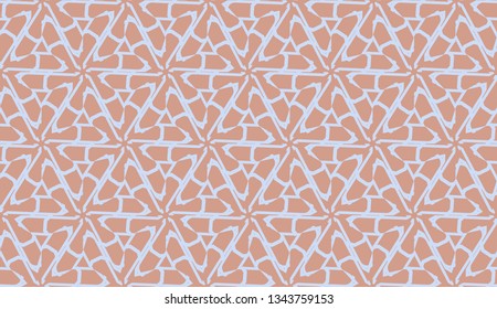 Smart background with decorative triangles layot. Vector illustration. Decorative design for you idea